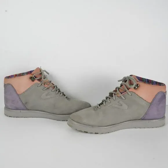 Tretorn Gray and Purple Sneakers - Picture 4 of 9